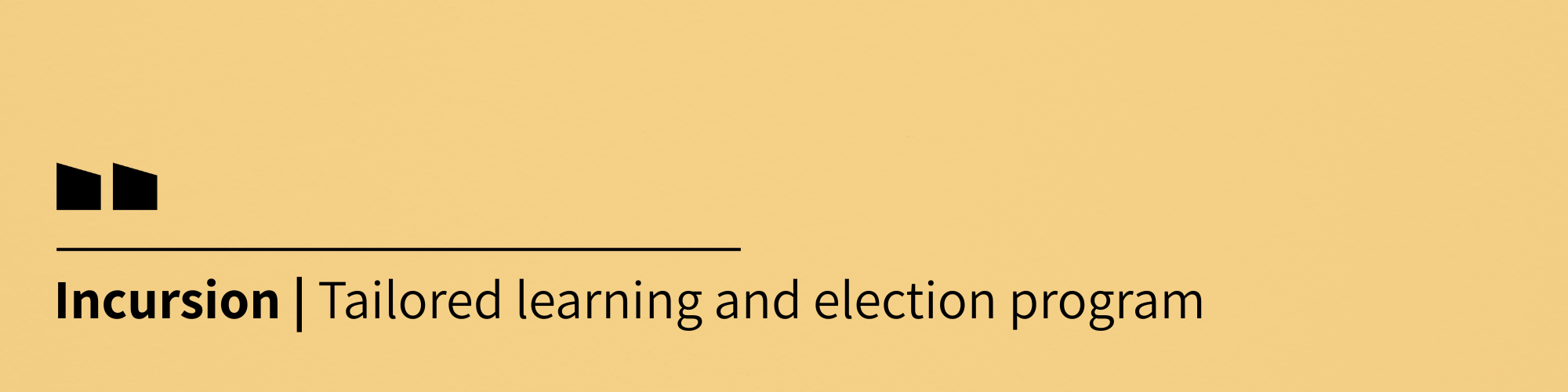 Tailored civics and democracy program